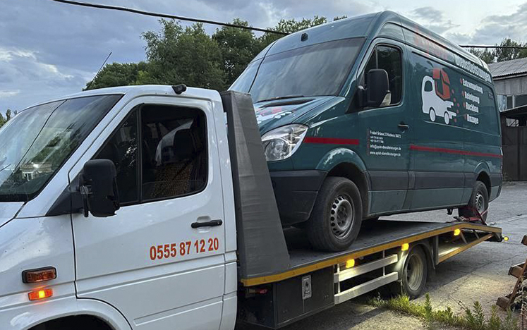 Эвакуация микроавтобусов